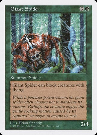 Giant Spider [Fifth Edition] MTG Single Magic: The Gathering  | Multizone: Comics And Games