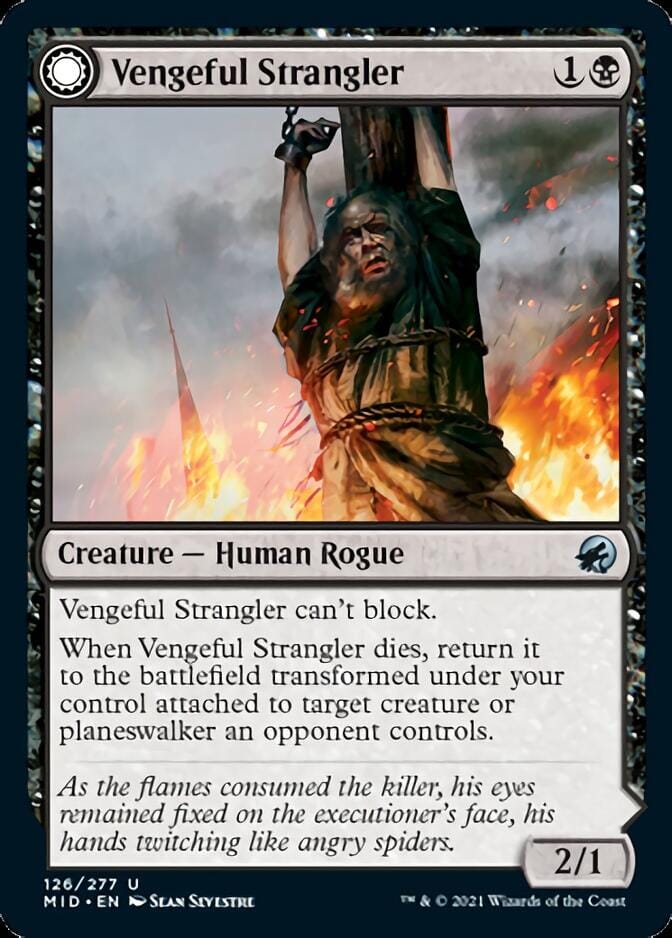 Vengeful Strangler // Strangling Grasp [Innistrad: Midnight Hunt] MTG Single Magic: The Gathering  | Multizone: Comics And Games