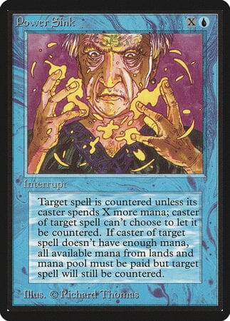 Power Sink [Limited Edition Beta] MTG Single Magic: The Gathering  | Multizone: Comics And Games