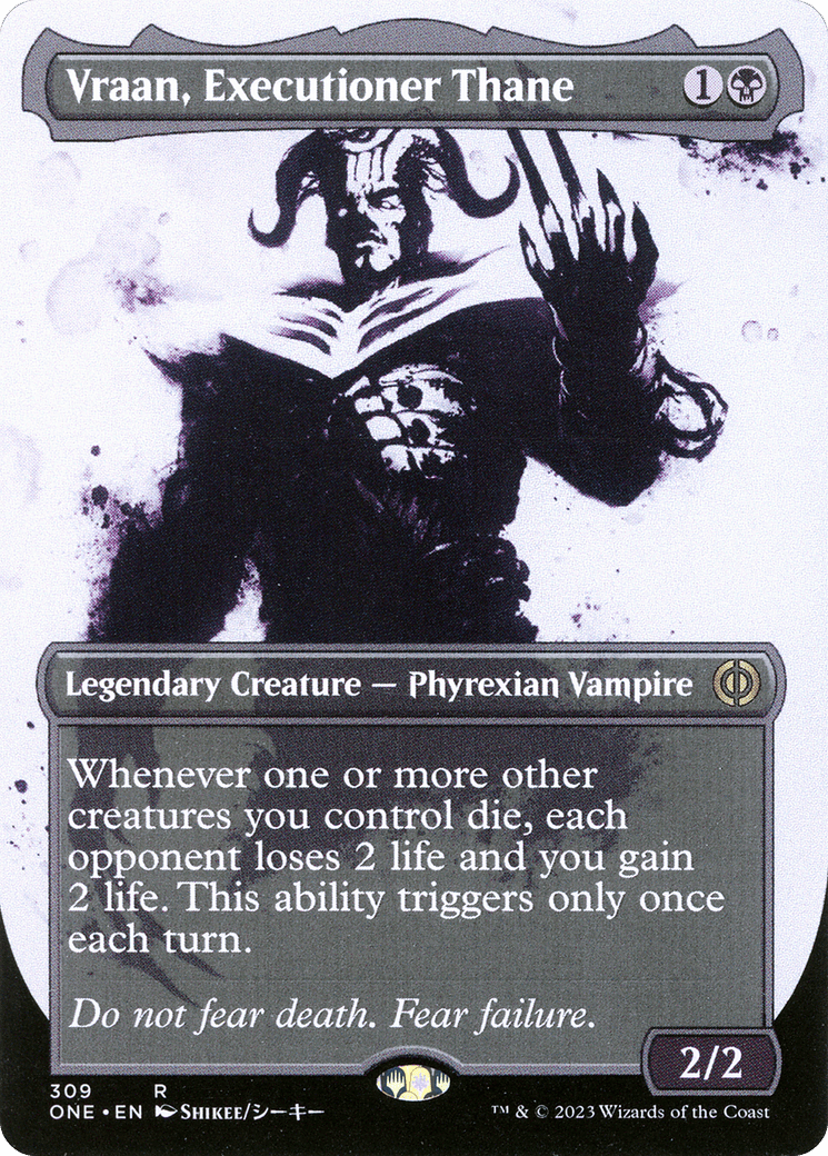 Vraan, Executioner Thane (Borderless Ichor) [Phyrexia: All Will Be One] MTG Single Magic: The Gathering  | Multizone: Comics And Games