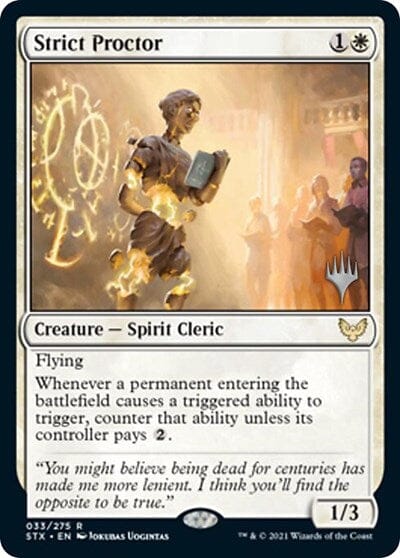 Strict Proctor (Promo Pack) [Strixhaven: School of Mages Promos] MTG Single Magic: The Gathering  | Multizone: Comics And Games