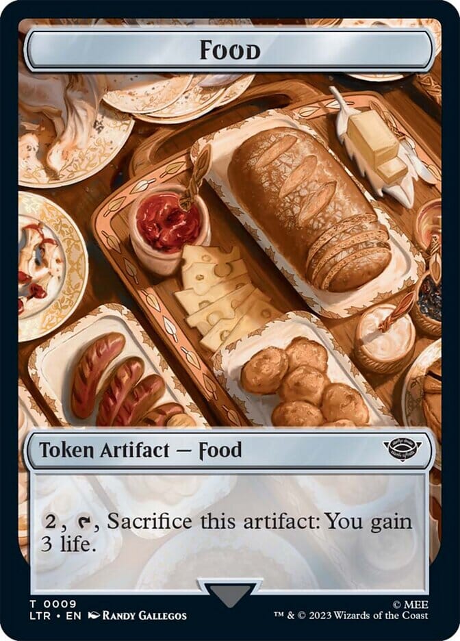 Food Token (09) [The Lord of the Rings: Tales of Middle-Earth Tokens] MTG Single Magic: The Gathering  | Multizone: Comics And Games