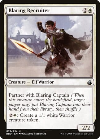 Blaring Recruiter [Battlebond] MTG Single Magic: The Gathering  | Multizone: Comics And Games