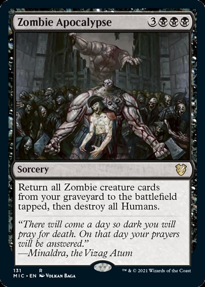 Zombie Apocalypse [Innistrad: Midnight Hunt Commander] MTG Single Magic: The Gathering  | Multizone: Comics And Games