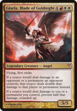 Gisela, Blade of Goldnight (Oversized) [Open the Helvault] MTG Single Magic: The Gathering  | Multizone: Comics And Games