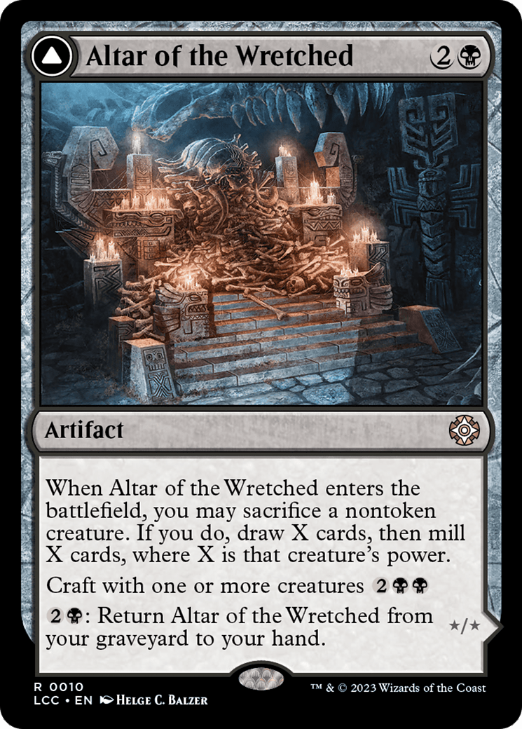 Altar of the Wretched // Wretched Bonemass [The Lost Caverns of Ixalan Commander] MTG Single Magic: The Gathering  | Multizone: Comics And Games