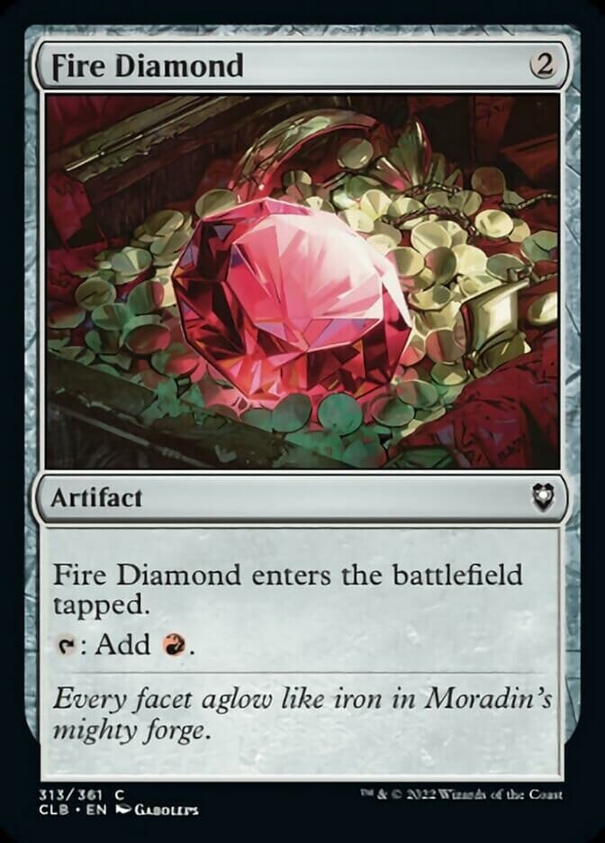 Fire Diamond [Commander Legends: Battle for Baldur's Gate] MTG Single Magic: The Gathering  | Multizone: Comics And Games