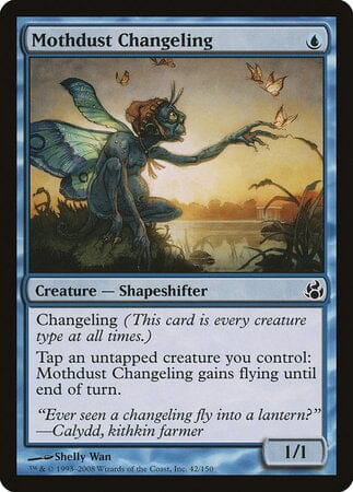 Mothdust Changeling [Morningtide] MTG Single Magic: The Gathering  | Multizone: Comics And Games