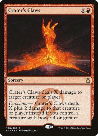 Crater's Claws [Khans of Tarkir] MTG Single Magic: The Gathering  | Multizone: Comics And Games