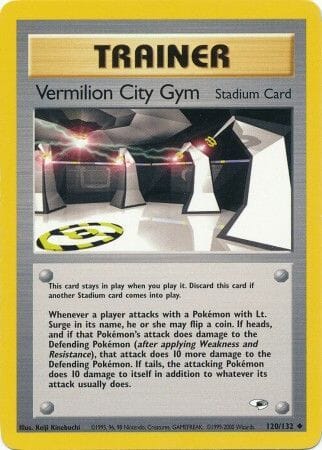 Vermilion City Gym (120/132) [Gym Heroes Unlimited] Pokemon Single Pokémon  | Multizone: Comics And Games