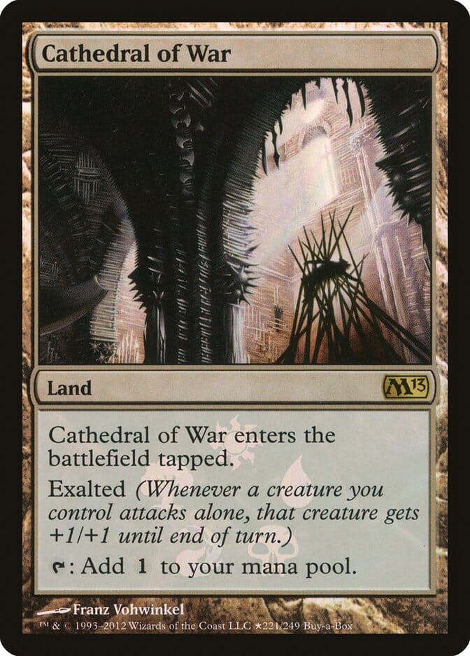 Cathedral of War (Buy-A-Box) [Magic 2013 Promos] MTG Single Magic: The Gathering  | Multizone: Comics And Games