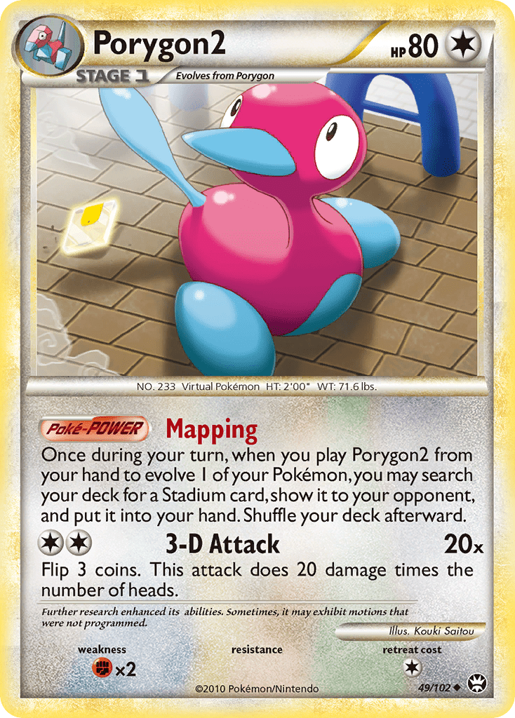 Porygon2 (49/102) [HeartGold & SoulSilver: Triumphant] Pokemon Single Pokémon  | Multizone: Comics And Games