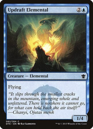 Updraft Elemental [Dragons of Tarkir] MTG Single Magic: The Gathering  | Multizone: Comics And Games