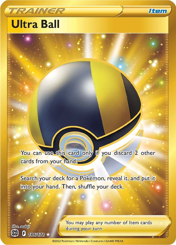 Ultra Ball (186/172) [Sword & Shield: Brilliant Stars] Pokemon Single Pokémon  | Multizone: Comics And Games