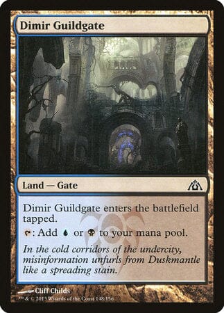 Dimir Guildgate [Dragon's Maze] MTG Single Magic: The Gathering  | Multizone: Comics And Games