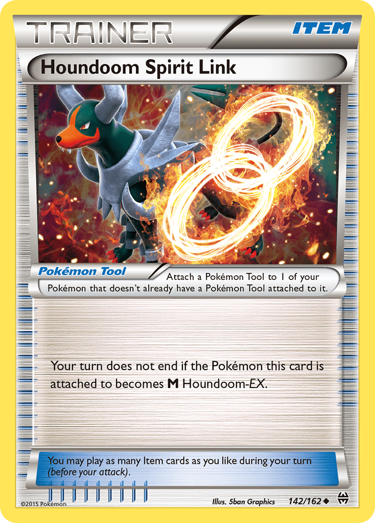 Houndoom Spirit Link (142/162) [XY: BREAKthrough] Pokemon Single Pokémon  | Multizone: Comics And Games