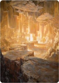 Pillarverge Pathway Art Card [Zendikar Rising Art Series] MTG Single Magic: The Gathering  | Multizone: Comics And Games