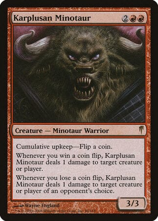 Karplusan Minotaur [Coldsnap] MTG Single Magic: The Gathering  | Multizone: Comics And Games