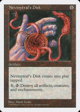 Nevinyrral's Disk [Fifth Edition] MTG Single Magic: The Gathering  | Multizone: Comics And Games