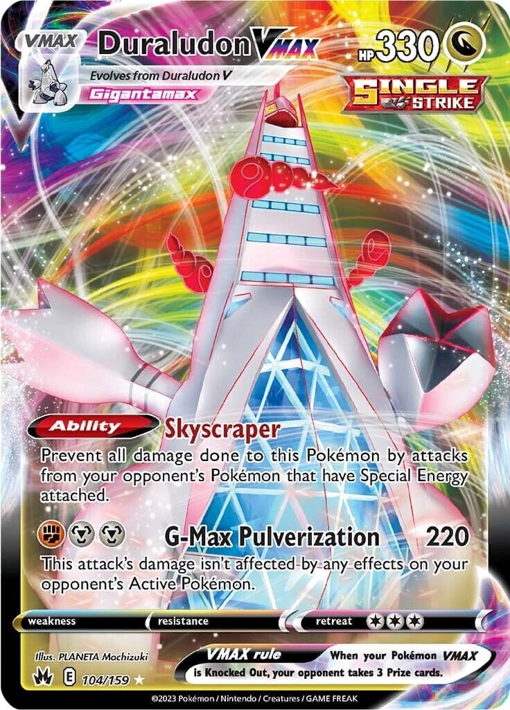 Duraludon VMAX (104/159) [Sword & Shield: Crown Zenith] Pokemon Single Pokémon  | Multizone: Comics And Games