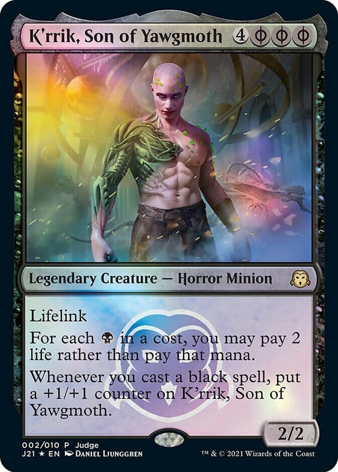 K'rrik, Son of Yawgmoth [Judge Gift Cards 2021] MTG Single Magic: The Gathering  | Multizone: Comics And Games