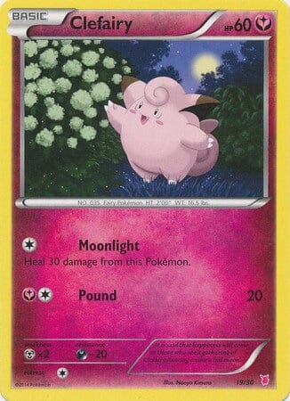 Clefairy (19/30) [XY: Trainer Kit 1 - Wigglytuff] Pokemon Single Pokémon  | Multizone: Comics And Games