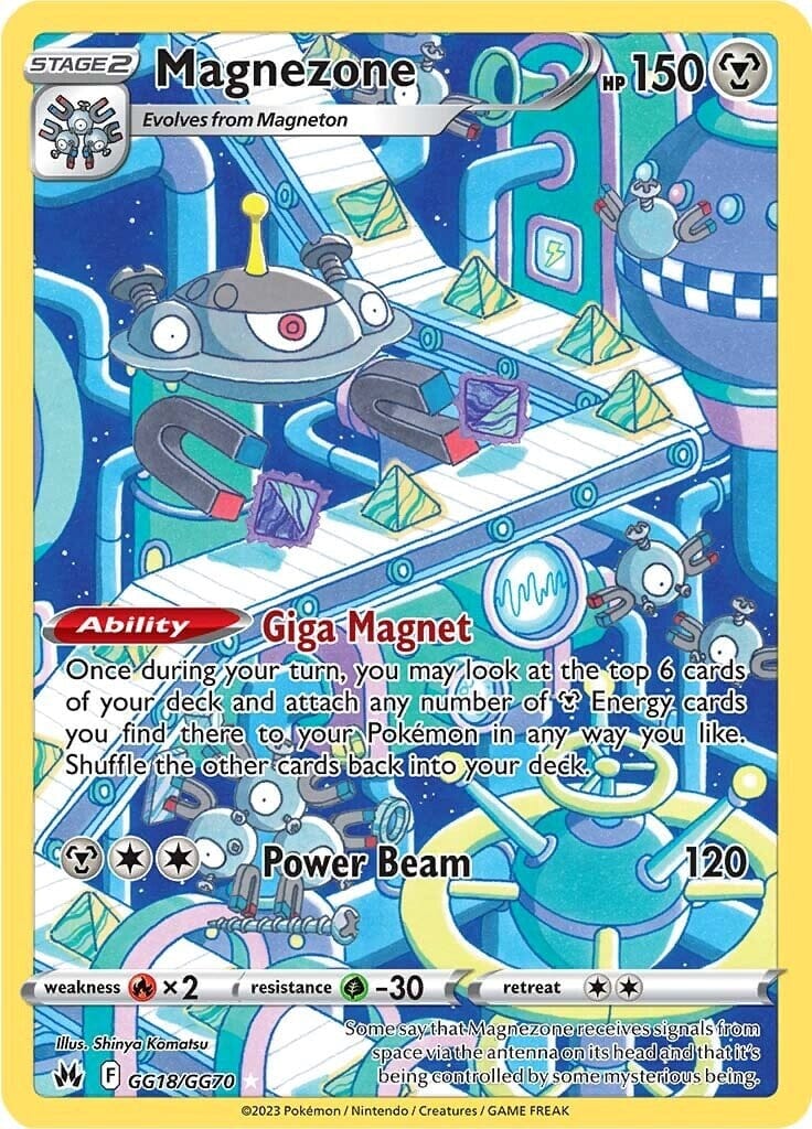 Magnezone (GG18/GG70) [Sword & Shield: Crown Zenith] Pokemon Single Pokémon  | Multizone: Comics And Games