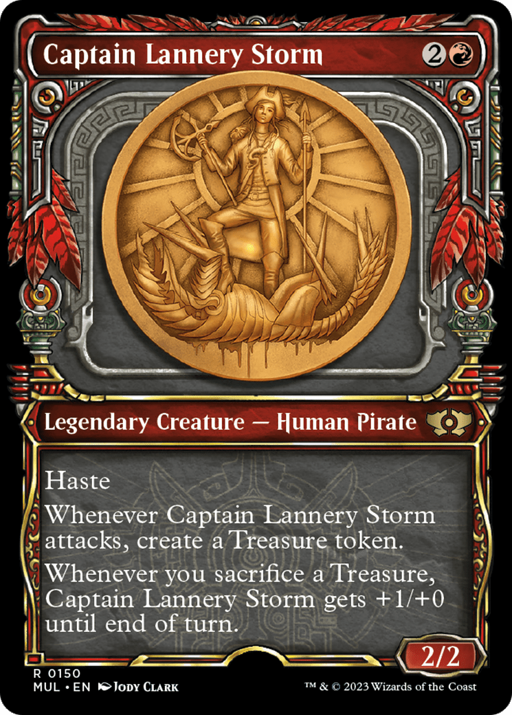 Captain Lannery Storm (Halo Foil) [Multiverse Legends] MTG Single Magic: The Gathering  | Multizone: Comics And Games