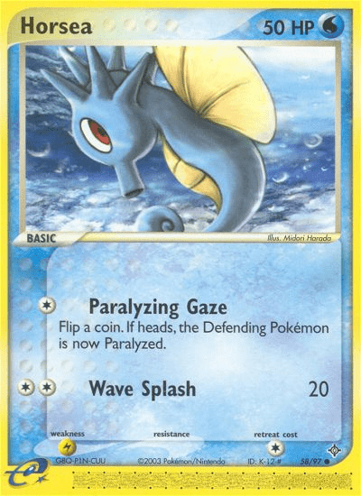 Horsea (58/97) [EX: Dragon] Pokemon Single Pokémon  | Multizone: Comics And Games