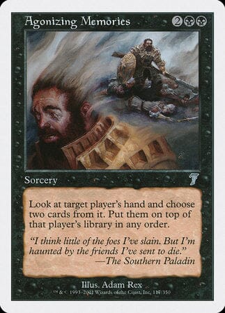 Agonizing Memories [Seventh Edition] MTG Single Magic: The Gathering  | Multizone: Comics And Games