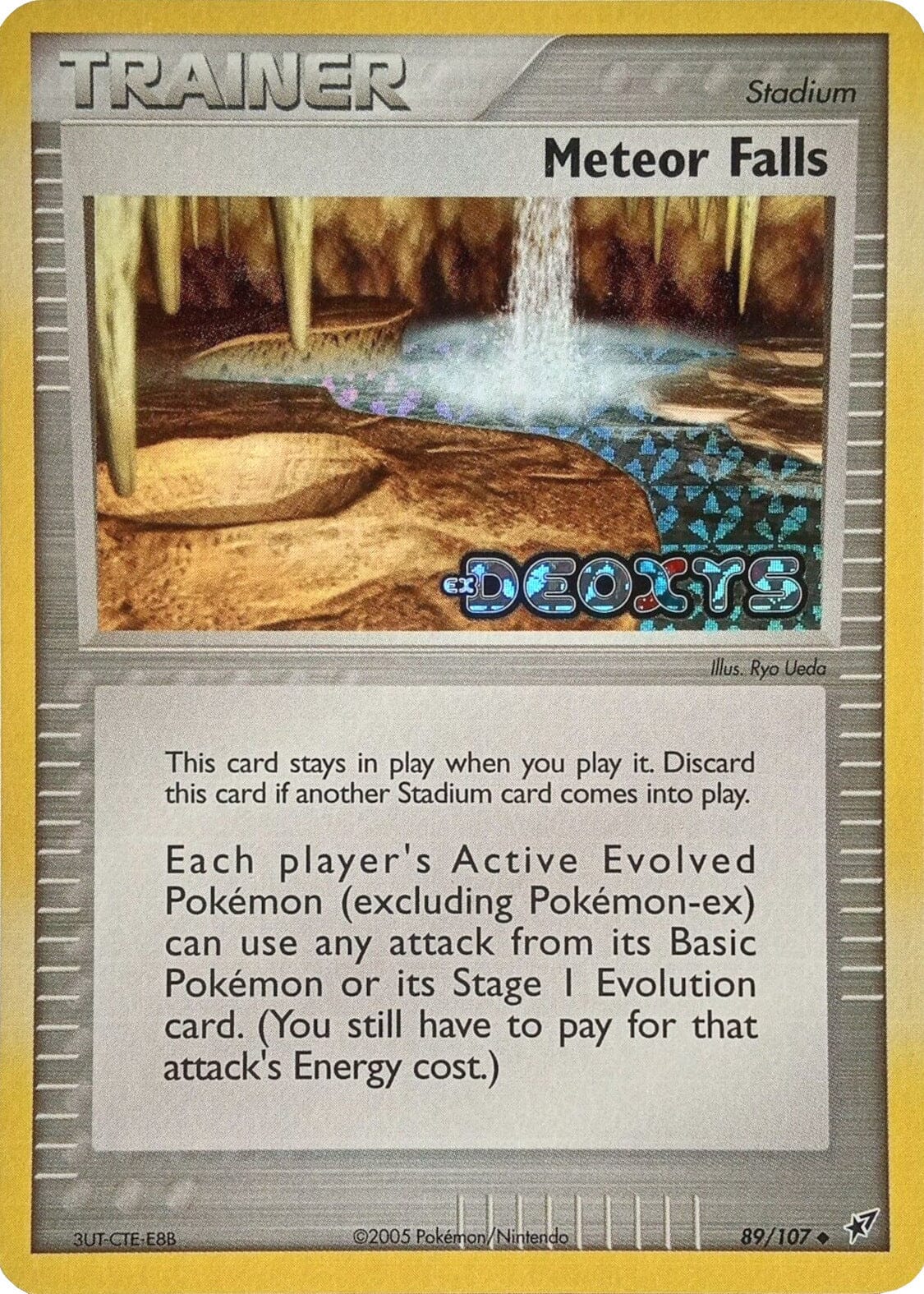 Meteor Falls (89/107) (Stamped) [EX: Deoxys] Pokemon Single Pokémon  | Multizone: Comics And Games