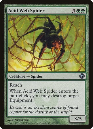 Acid Web Spider [Scars of Mirrodin] MTG Single Magic: The Gathering  | Multizone: Comics And Games