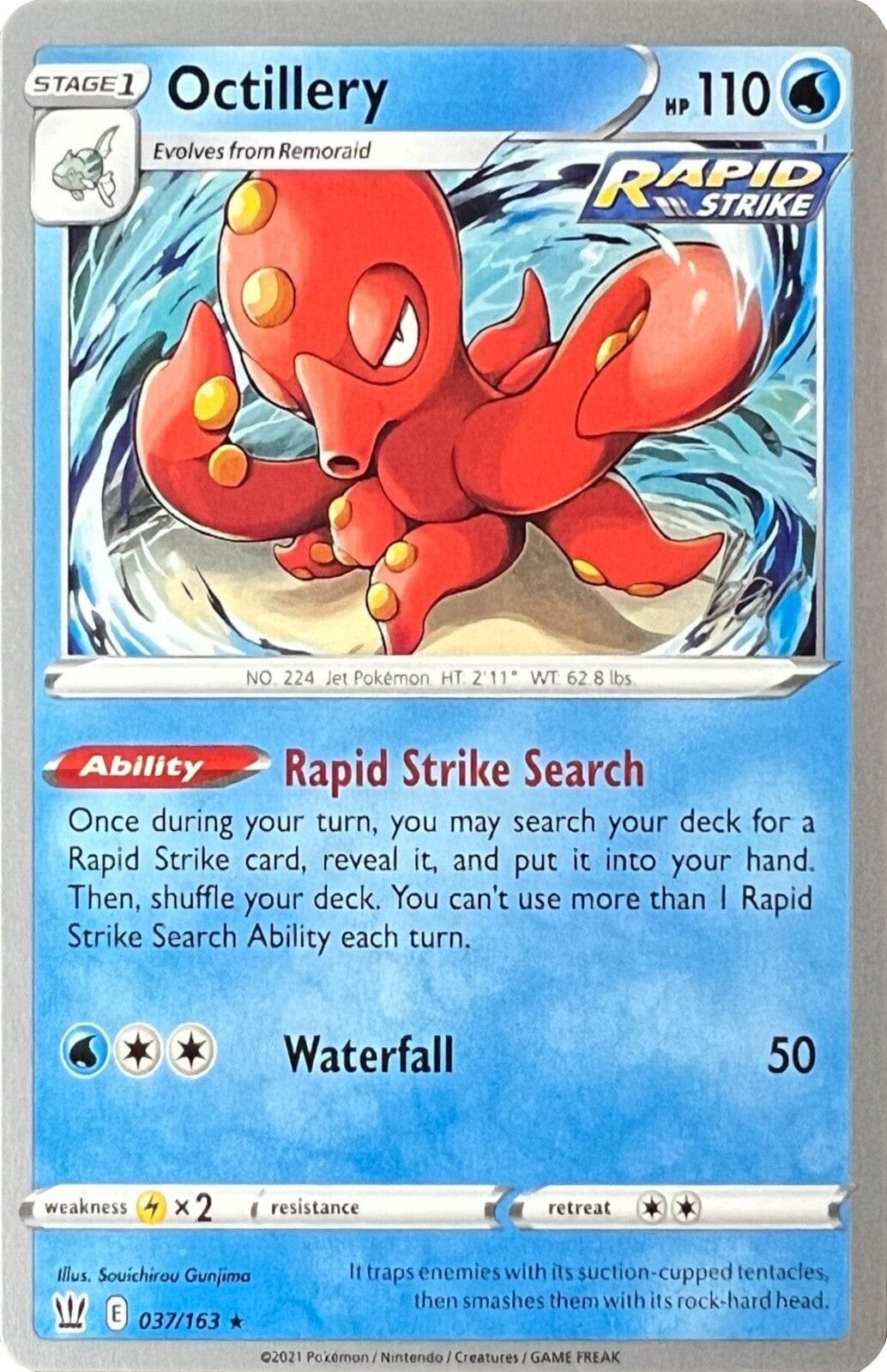 Octillery (037/163) (Cheryl Again - Sebastian Lashmet) [World Championships 2022] Pokemon Single Pokémon  | Multizone: Comics And Games