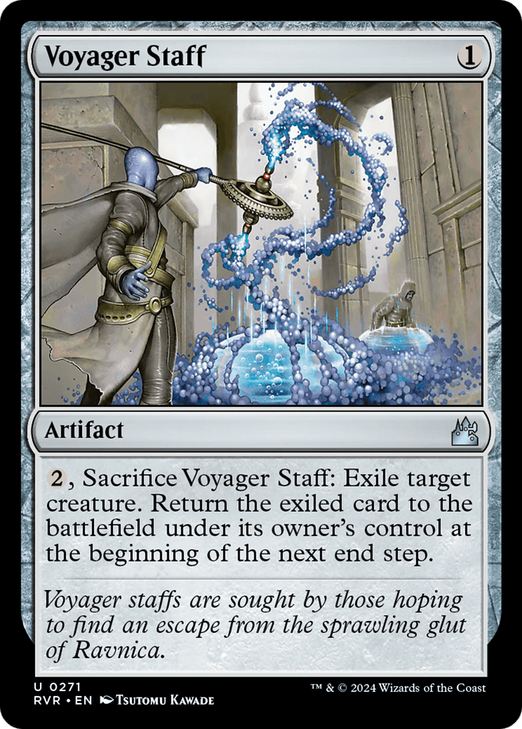 Voyager Staff [Ravnica Remastered] MTG Single Magic: The Gathering  | Multizone: Comics And Games