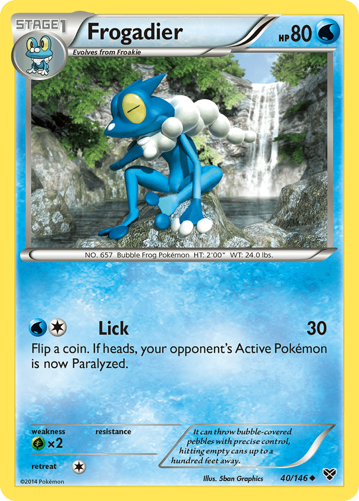 Frogadier (40/146) [XY: Base Set] Pokemon Single Pokémon  | Multizone: Comics And Games