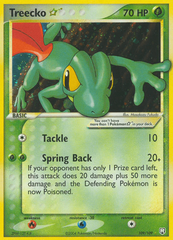 Treecko Star (109/109) [EX: Team Rocket Returns] Pokemon Single Pokémon  | Multizone: Comics And Games