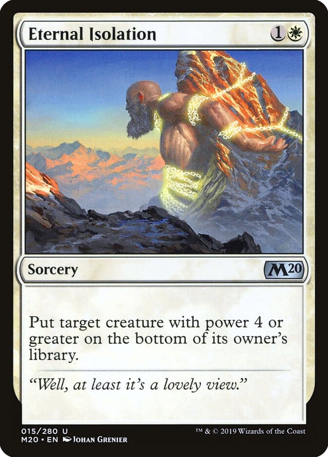 Eternal Isolation [Core Set 2020] MTG Single Magic: The Gathering  | Multizone: Comics And Games