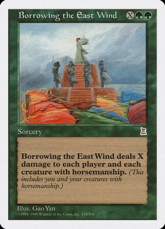 Borrowing the East Wind [Portal Three Kingdoms] MTG Single Magic: The Gathering  | Multizone: Comics And Games