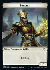 Soldier (09) // Cat Beast Double-sided Token [Streets of New Capenna Commander Tokens] MTG Single Magic: The Gathering  | Multizone: Comics And Games