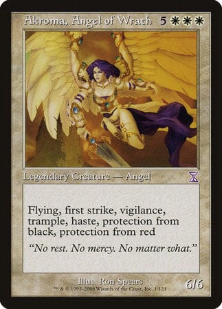 Akroma, Angel of Wrath [Time Spiral Timeshifted] MTG Single Magic: The Gathering  | Multizone: Comics And Games