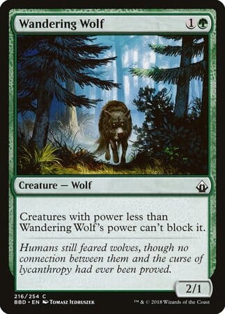 Wandering Wolf [Battlebond] MTG Single Magic: The Gathering  | Multizone: Comics And Games