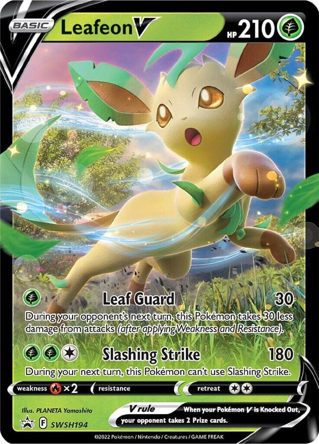 Leafeon V (SWSH194) [Sword & Shield: Black Star Promos] Pokemon Single Pokémon  | Multizone: Comics And Games