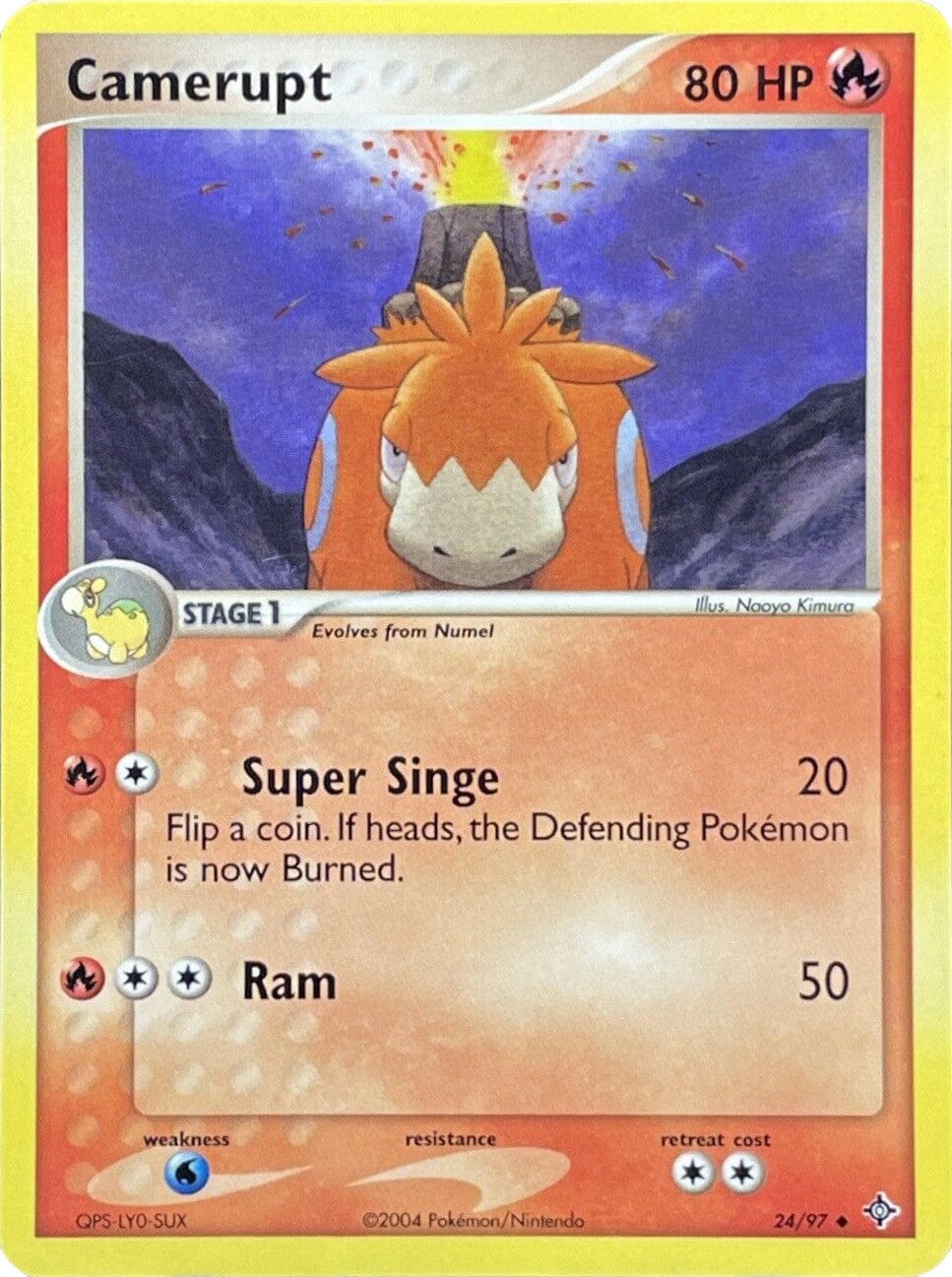 Camerupt (24/97) [EX: Battle Stadium] Pokemon Single Pokémon  | Multizone: Comics And Games