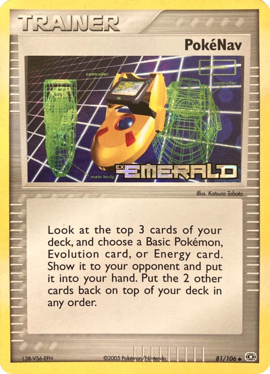 PokeNav (81/106) (Stamped) [EX: Emerald] Pokemon Single Pokémon  | Multizone: Comics And Games
