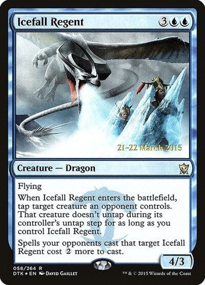 Icefall Regent [Dragons of Tarkir Promos] MTG Single Magic: The Gathering  | Multizone: Comics And Games