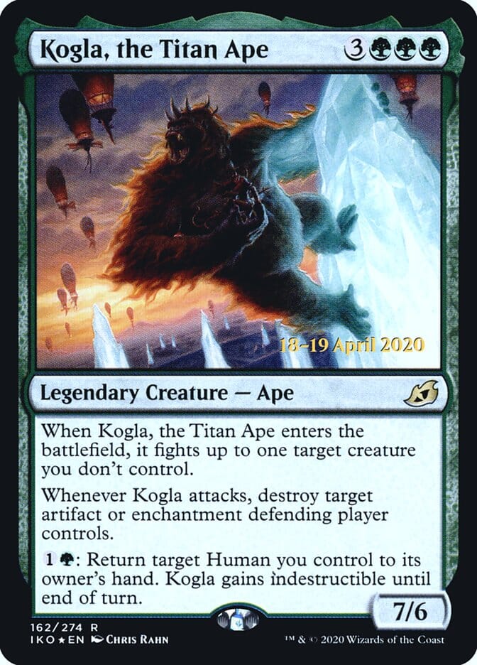 Kogla, the Titan Ape [Ikoria: Lair of Behemoths Prerelease Promos] MTG Single Magic: The Gathering  | Multizone: Comics And Games