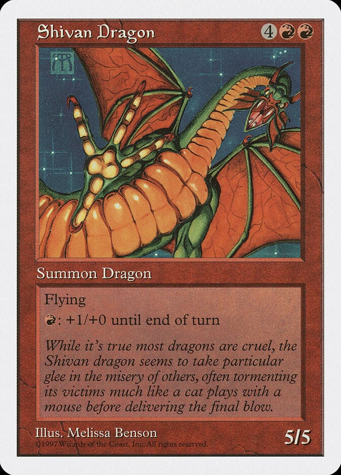 Shivan Dragon [Fifth Edition] MTG Single Magic: The Gathering  | Multizone: Comics And Games
