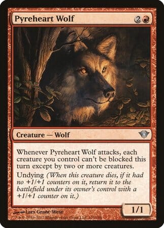 Pyreheart Wolf [Dark Ascension] MTG Single Magic: The Gathering  | Multizone: Comics And Games