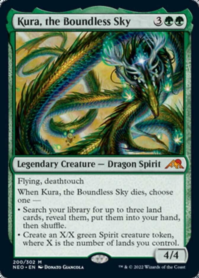 Kura, the Boundless Sky [Kamigawa: Neon Dynasty] MTG Single Magic: The Gathering  | Multizone: Comics And Games