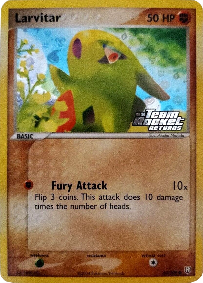 Larvitar (62/109) (Stamped) [EX: Team Rocket Returns] Pokemon Single Pokémon  | Multizone: Comics And Games